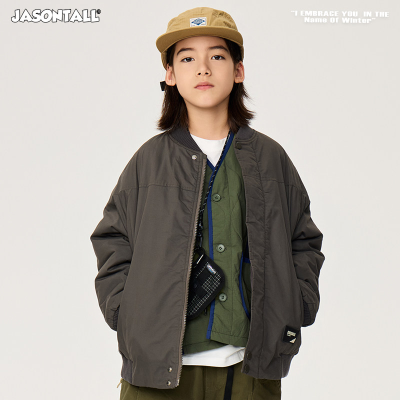 ZAIXIONGJIA◆冬季新夹棉加厚立领帅气棒球棉袄棉服上衣儿童外套,童装/婴儿装/亲子装,棉袄/棉服,淘宝优惠券,粉丝福利购,淘宝优惠卷