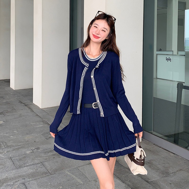 2C270-2862-P155-K228针织两件套,女装连衣裙,2C270