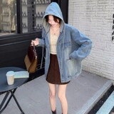 C270-2737-P155-K228牛仔连帽外套，女装短外套，2C270