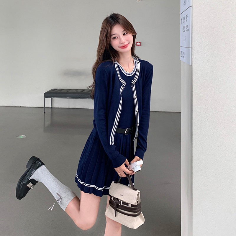 2C270-2862-P155-K228针织两件套,女装连衣裙,2C270