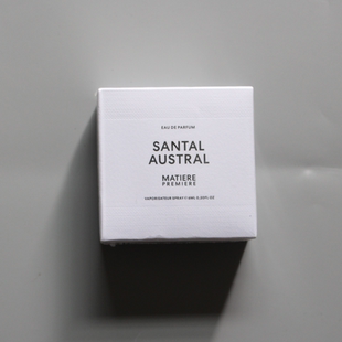 现货Matiere 马蒂埃Santal  Austral十日檀香水Q版6ml原装带喷