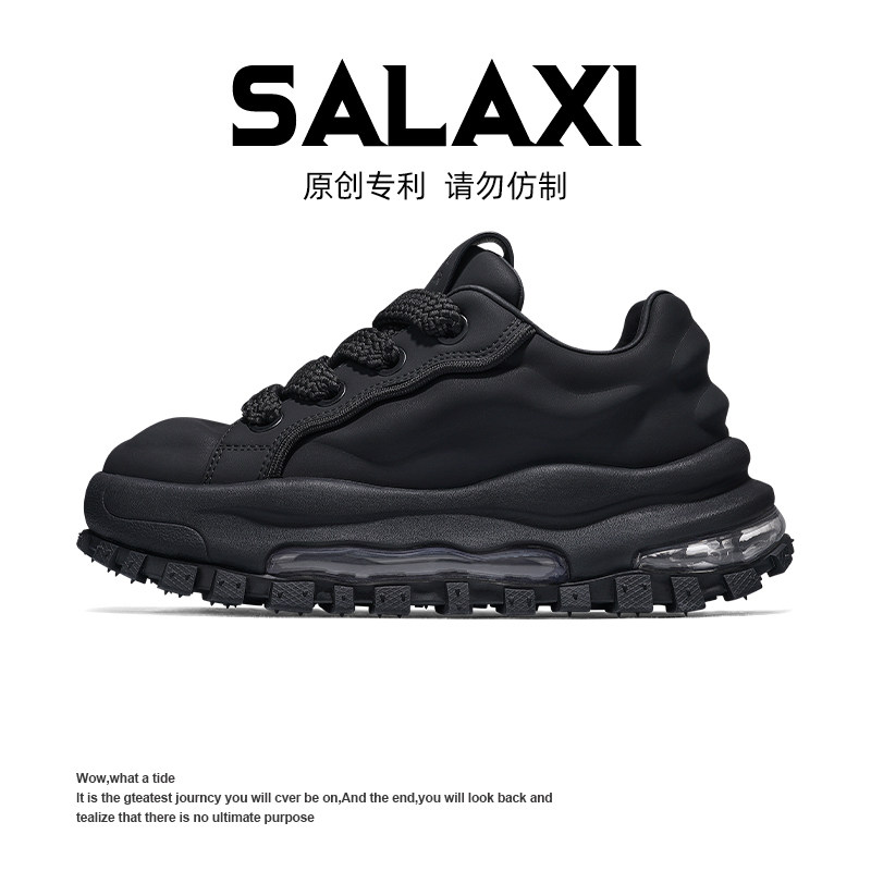SALAXI冬季欧美透气鞋老爹鞋