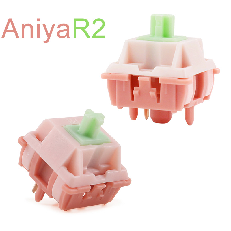 阿尼亚R2轴客制化机械键盘开关轴5脚线性提前触底HIFI厂润
