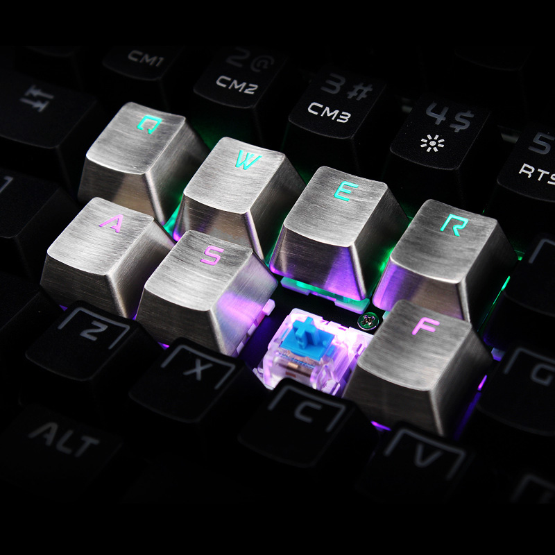 不锈钢字透光金属键帽