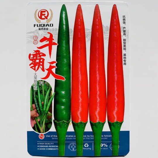 牛霸天朝天椒种子特大果泰国引进