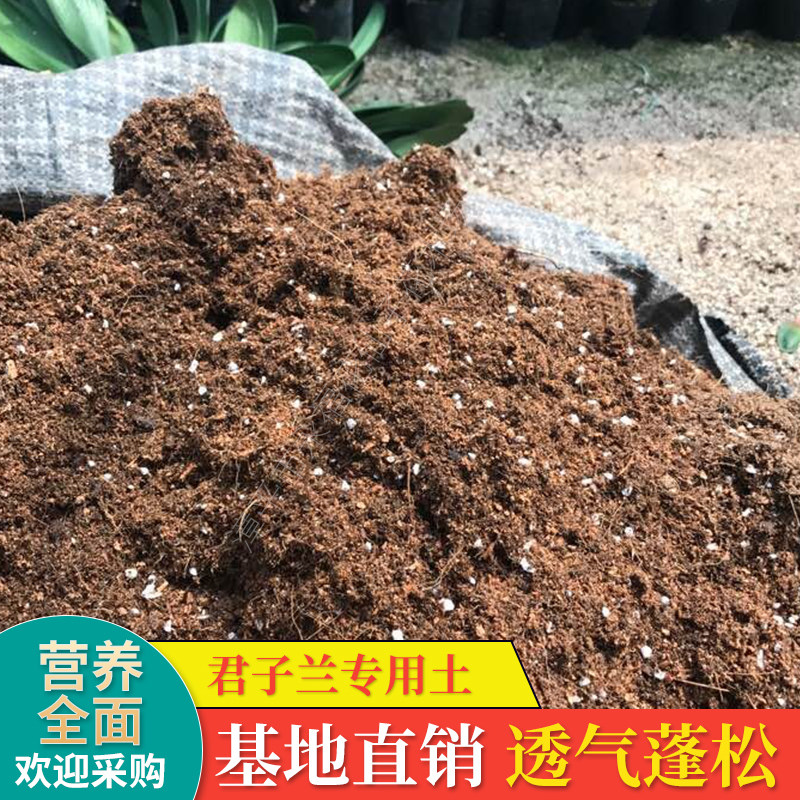 茶花土通用颗粒营养土偏酸性椰康泥炭土透气性君子兰专用土