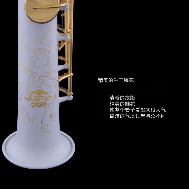 雨晨 乐器 雨晨精美 高音/直管萨克斯 手工雕花设计 定制