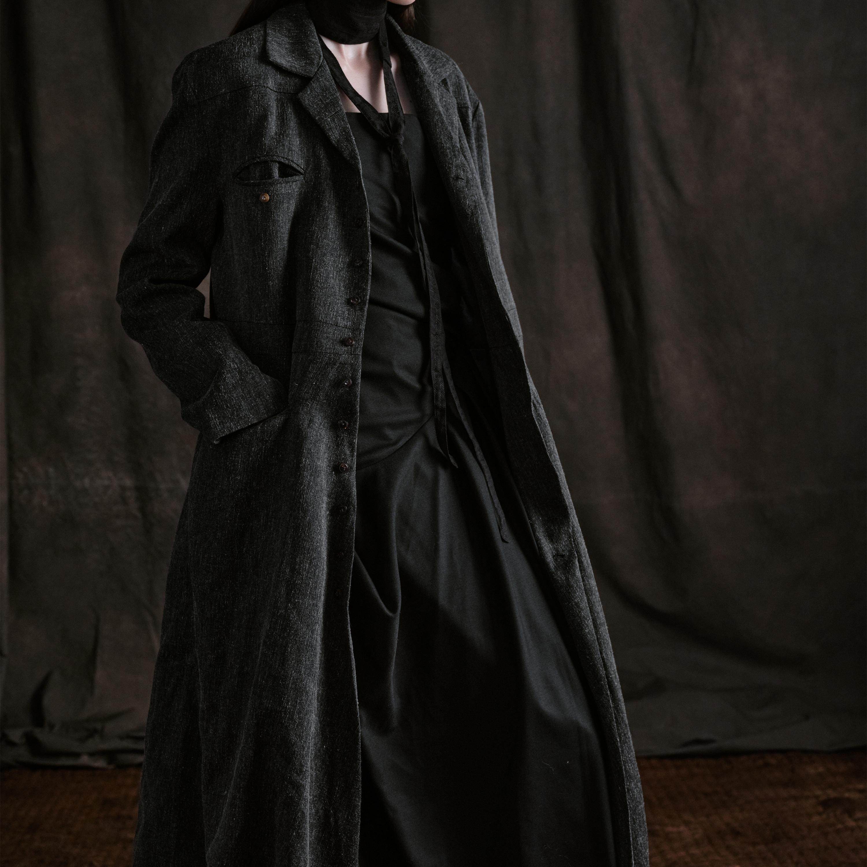 凌鸦ILNya-灯笼裙风衣