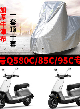 适用九号Q580C/85C/95C电动车车衣防晒防雨罩加厚遮阳防尘车罩套
