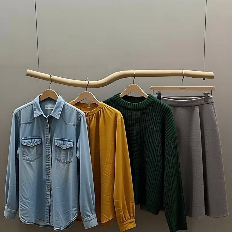 多功能创意钢丝绳树枝挂衣架悬挂吊架服装店居家民宿装饰墙面展示,商业/办公家具,服装展示架,淘宝优惠券,粉丝福利购,淘宝优惠卷