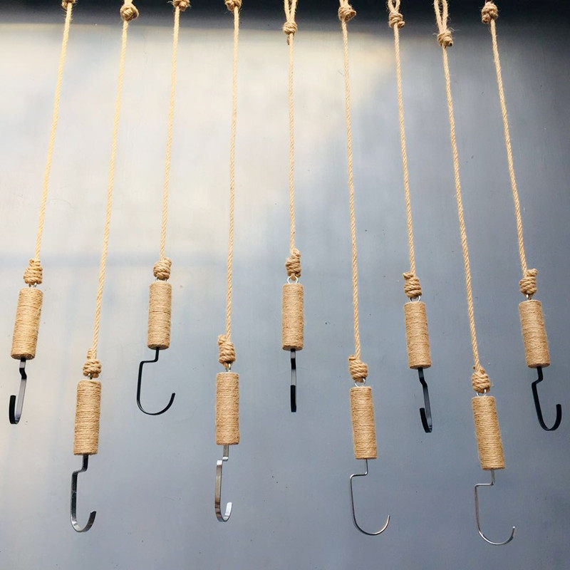 couture Display Rack Clothes hanger Wall hanging wall originality Retro Hook s hook black Hooks Hemp rope Rings decoratein the Business/Office Furniture , Clothing store furniture , Hook  category - from Buy2taobao.com to provide professional Taobao agent buy service