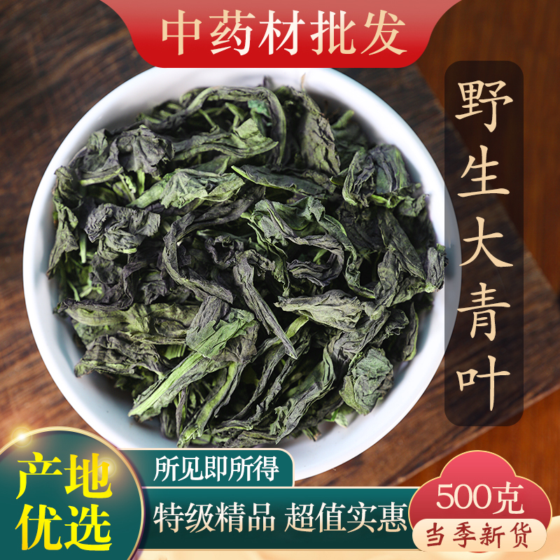 中药材特级野生大青叶500g克正品新货板蓝根叶子大青叶粉新鲜干货