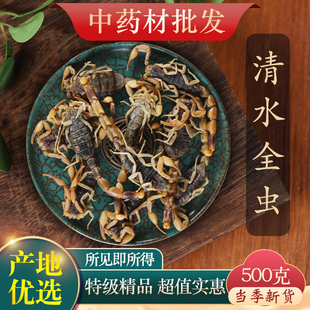 官方正品蝎子干全蝎中药材批发全虫沂蒙全蝎粉清水泡酒蝎子10克