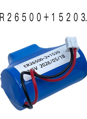 流量水表ER25500+1520电池C型2号3.6V流量计量油表气表一次性电池