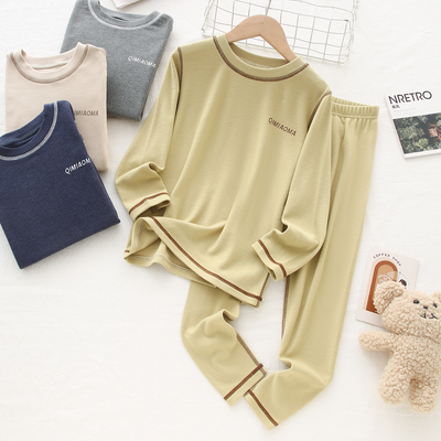 「贴身小暖皮」儿童秋衣秋裤套装