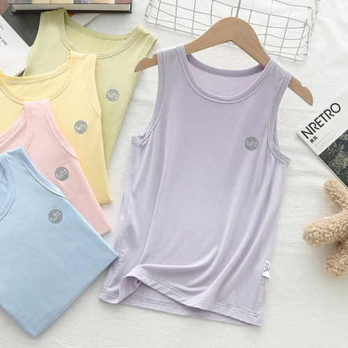 儿童背心夏季莫代尔女童吊带