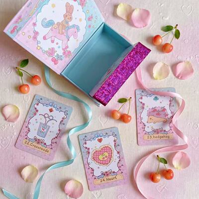 正版玫瑰樱桃雷诺曼原创设计rana体系少女可爱风桌游利诺曼