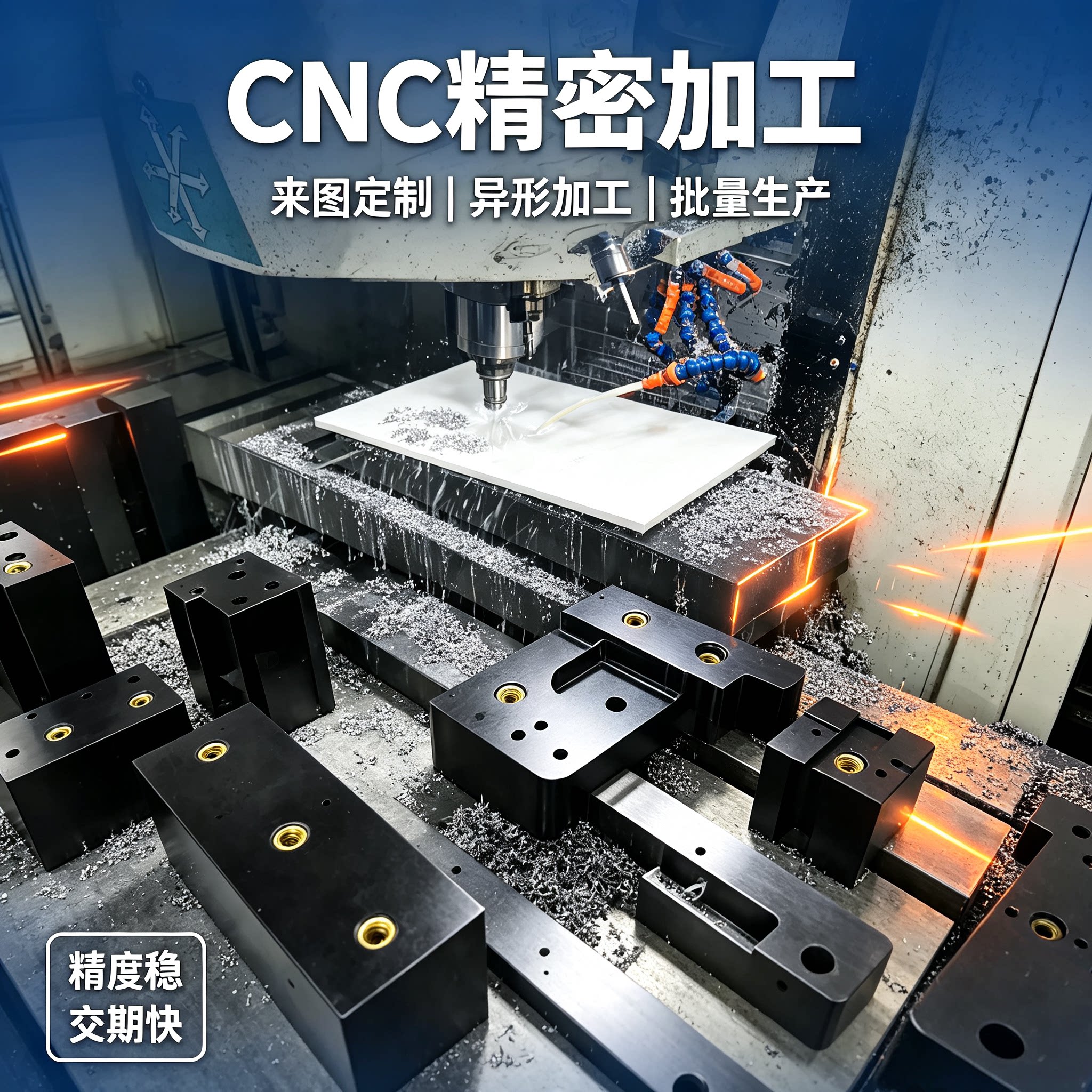 工程绝缘塑胶FR4玻纤板电木板POM、PEEK批发零切 CNC定制治具垫板图片