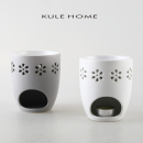 北欧风陶瓷香薰精油炉美容院卧室家用香薰炉创意蜡烛托 KULE HOME