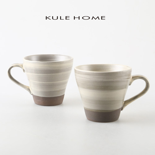 复古陶瓷手作日式水杯子KULEHOME