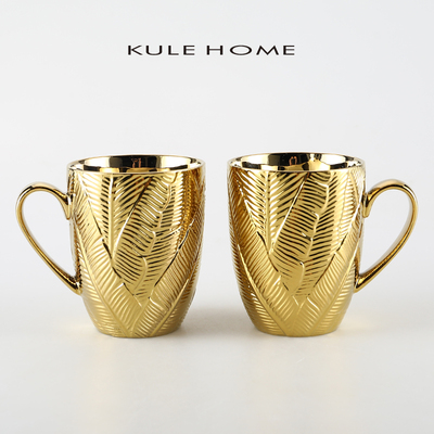 KULEHOME北欧轻奢陶瓷咖啡杯