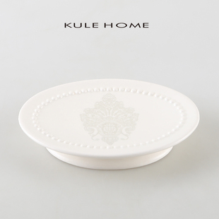 KULE 创意ins北欧陶瓷肥皂盒卫生间香皂盒酒店高档瓷皂碟托 HOME