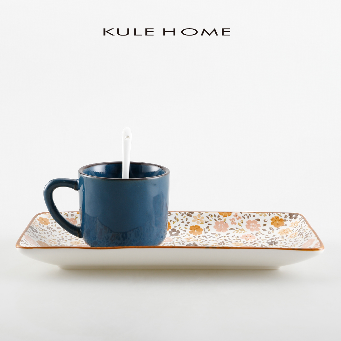 KULEHOME酒店长方盘陶瓷