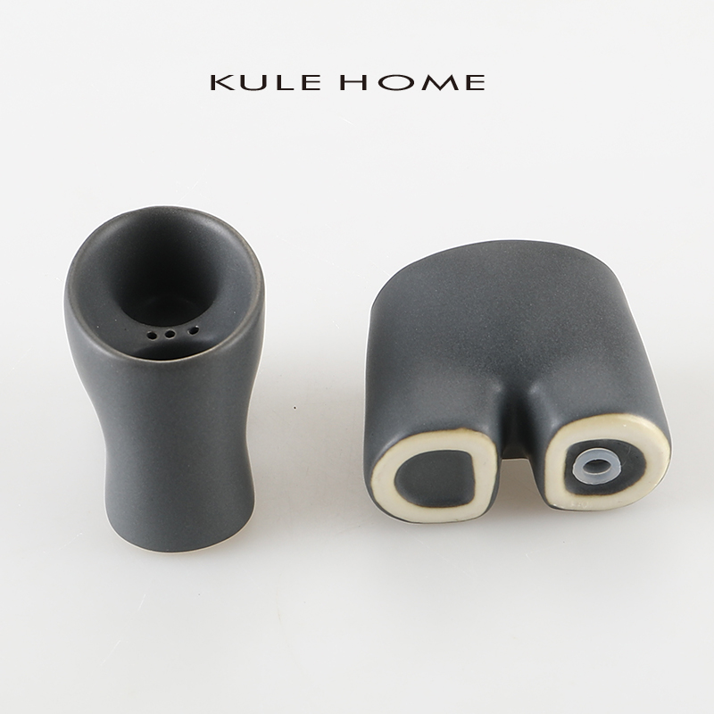 KULE HOME 陶瓷胡椒粉罐个性衣服型创意陶瓷胡椒粉瓶款式调味瓶子