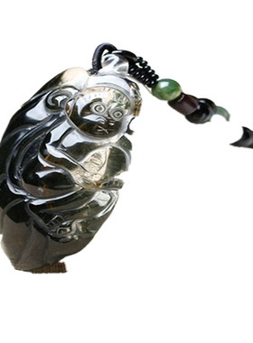 紫水晶生肖玉兔吊坠兔形饰物挂件