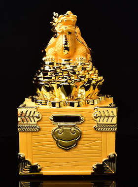 龙龟财箱蟾箱吞利摆件2026年吉祥物客厅居家装饰储钱罐财运