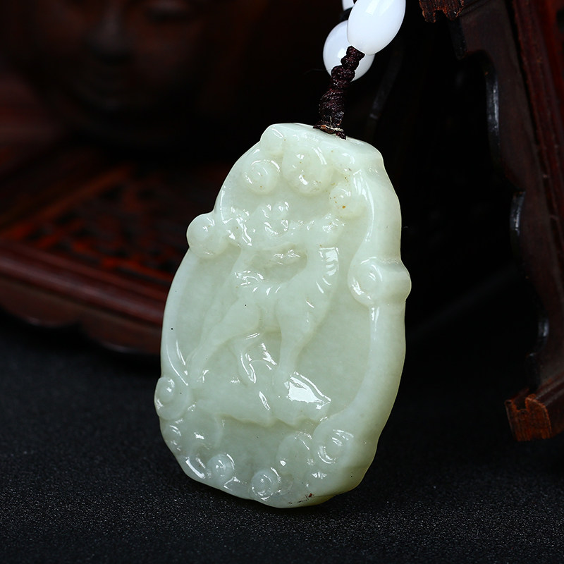 2026年珍藏款生肖属马六合羊财满贯和田玉吊坠男女款羊形饰品,饰品/流行首饰/时尚饰品新,项坠/吊坠,淘宝优惠券,粉丝福利购,淘宝优惠卷