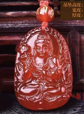 2026年红玛瑙本命年吊坠本命佛本命年十二生肖守护神转运珠项链