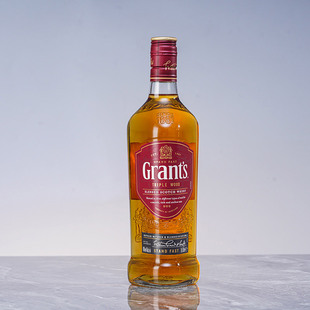 GRANT'S格兰威三桶苏格兰威士忌 调酒可乐桶基酒英国进口正品洋酒