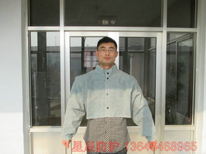 半身U式牛皮电焊服防护服牛皮防护服电焊用防护服围裙半身式防护