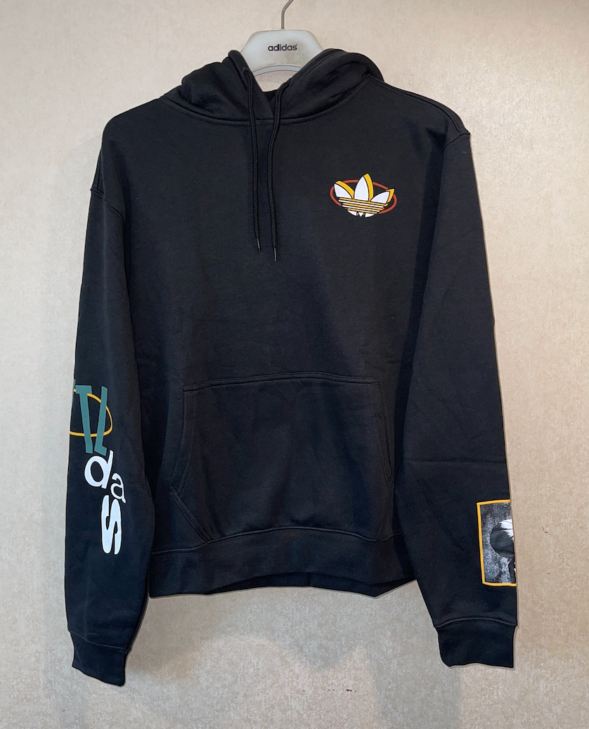 Adidas潮包现货男款加绒套头卫衣
