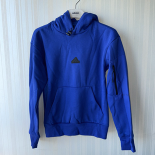 加绒连帽运动套头卫衣 潮包背 阿迪达斯男款 Adidas IY1519 现货