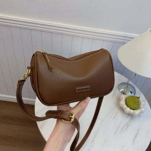 今年流行波士顿2025新款包包单肩斜挎包女百搭小包爆款枕头包背包