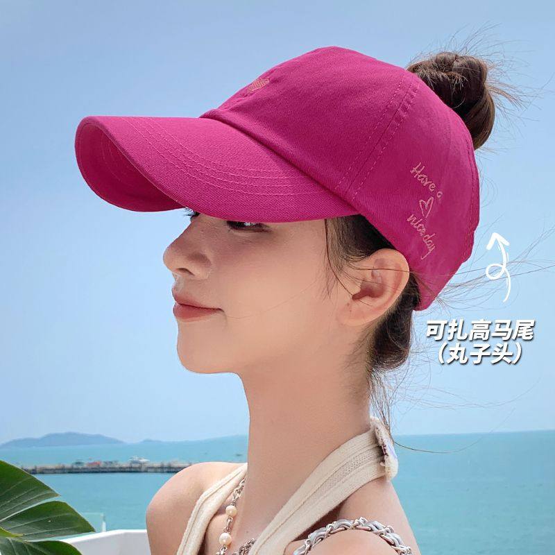 帽子女夏季2025新款空顶