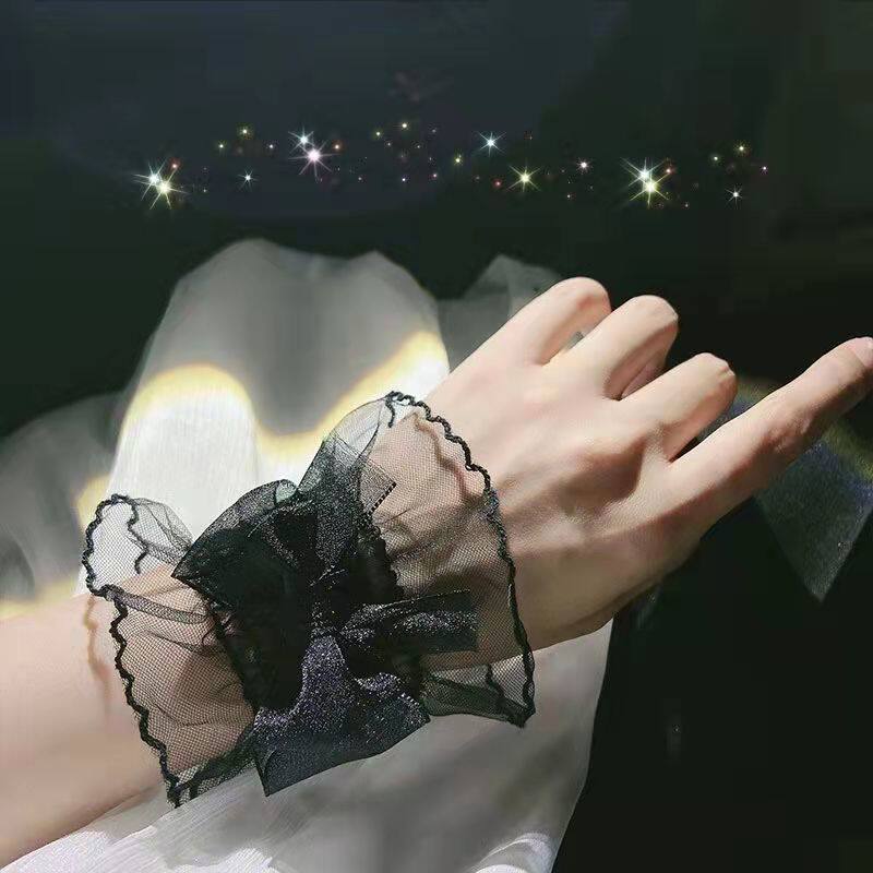 手腕遮手臂疤痕饰品时尚新款手环蕾丝Lolita护腕jk配饰手链手腕套