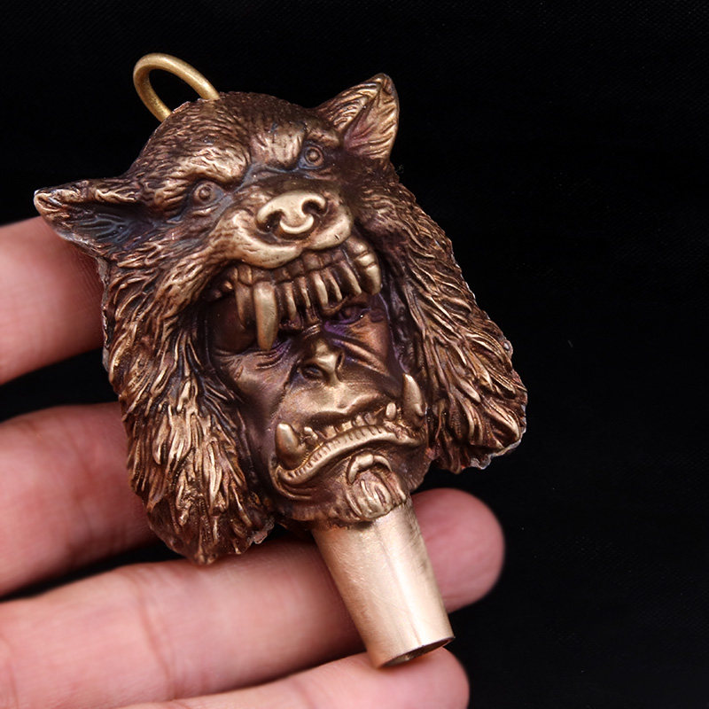 创意礼品WOW魔兽世界英雄人物萨尔手办口哨黄铜哨子求生哨玩具男