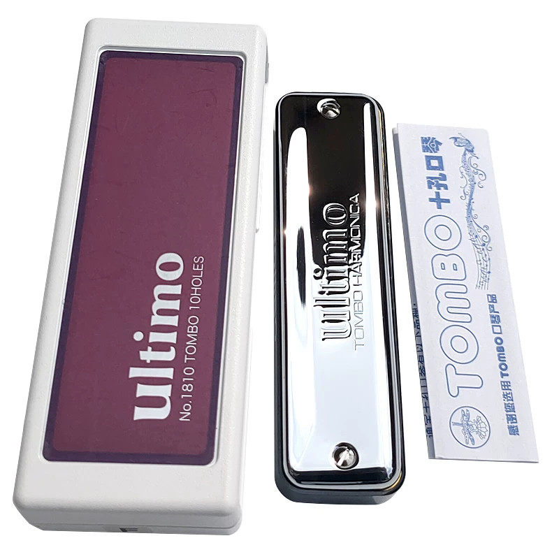 TOMBO通宝1810原装进口10孔初学者入门成人专业演奏级布鲁斯口琴