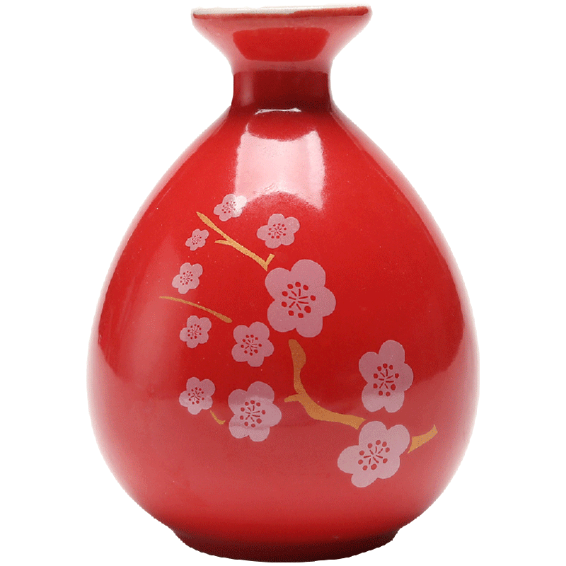 一斤装小酒壶古风桃花醉空瓶随身陶瓷土陶酒坛子仿古家用白酒空瓶