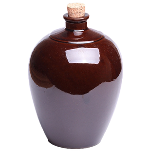 123510斤装陶瓷酒坛土陶酒罐子窖藏密封装白黄红酒配木塞空瓶酒瓶