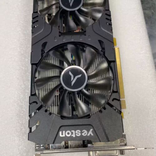 议价请盈通RX580 4G 成色如图，9新左右可维修