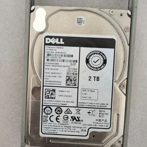 议价DELL ST2000NX0463 0TMVN7 TMVN