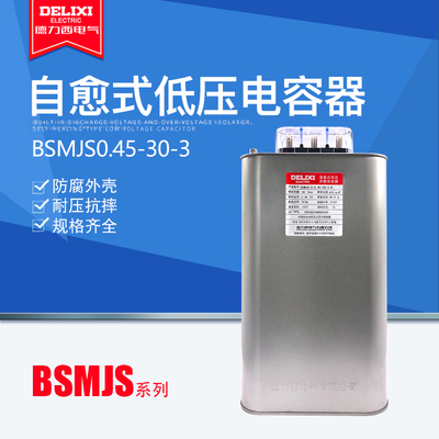 电力电容器德力西BSMJS0.45-30-3
