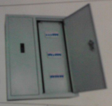 正品致业C45白色空气开关配电箱250A3*18位控制箱强电箱铁布线箱