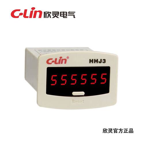 欣灵牌累计计数器JDM11-6H(HHJ3) 6位数显 无电压型 AC220V/DC24V