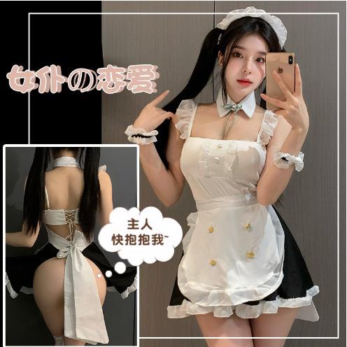 美诱佳趣内衣日系可爱纯欲女仆性感cospy床上诱惑美容院qqny