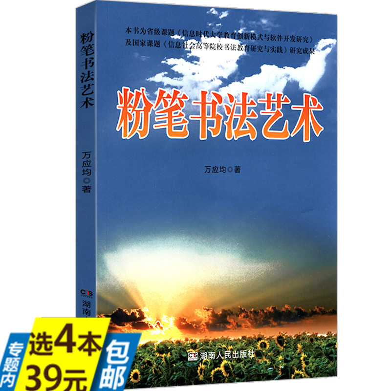 【4本39】粉笔书法艺术 字帖楷书行书粉笔技法黑板上的韵律 粉笔字教
